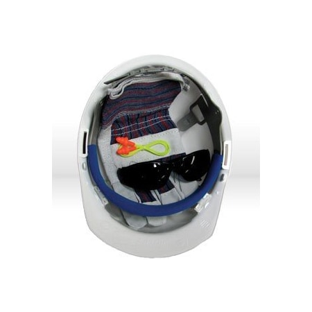 Erb Safety Kit, New Hire Kit Smoke, White Liberty Helment, eye protection ear plugs & work gloves 18532